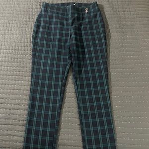 💚💙BLUE GREEN PLAID PANTS 💙💚